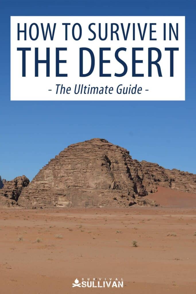 desert survival Pinterest image