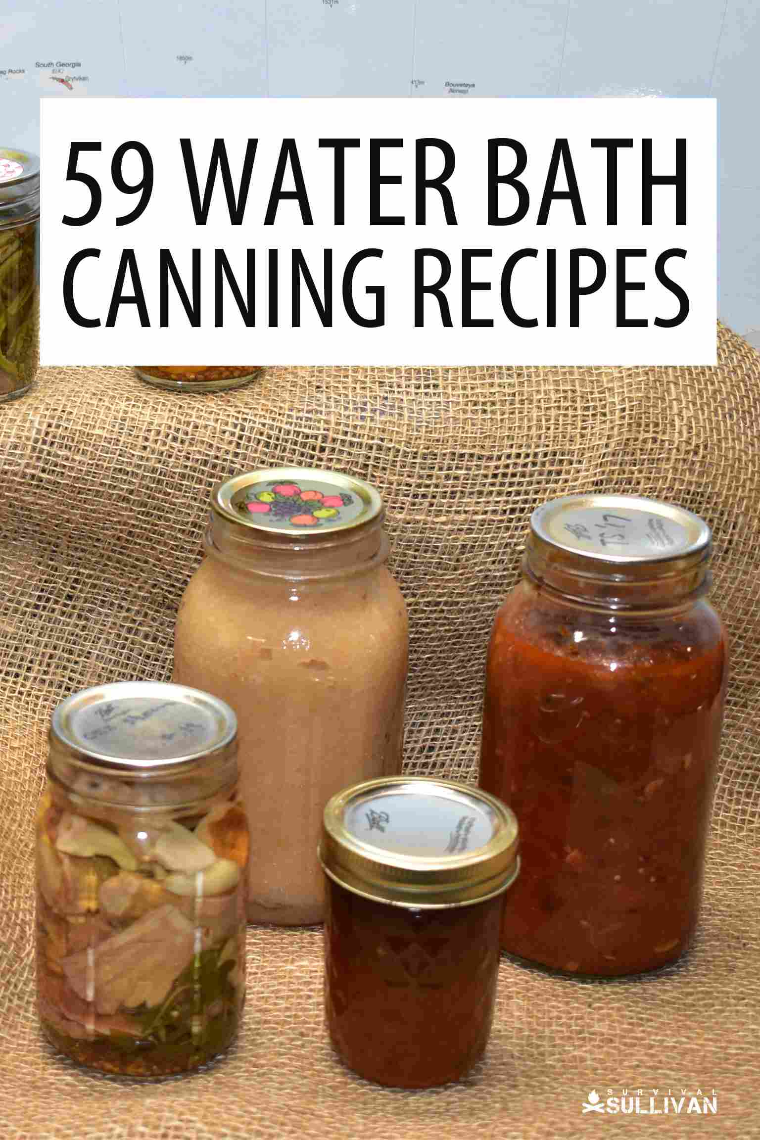 water bath canning recipes Pinterest iamge