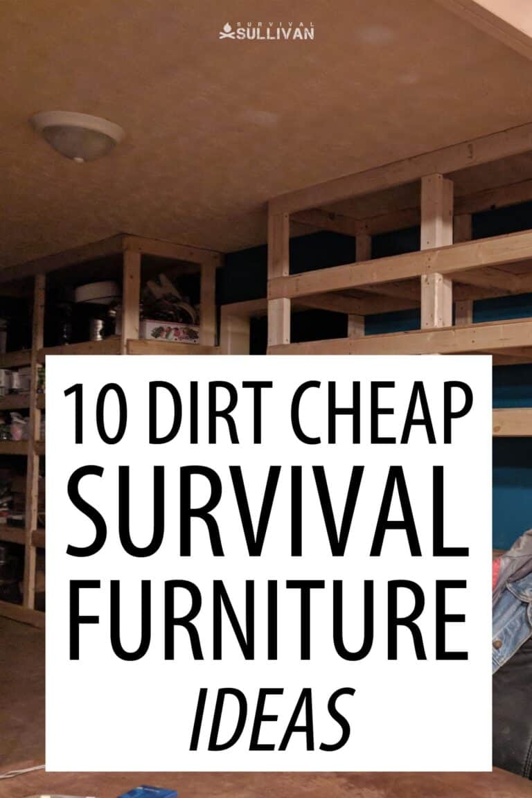 survival furniture Pinterest image