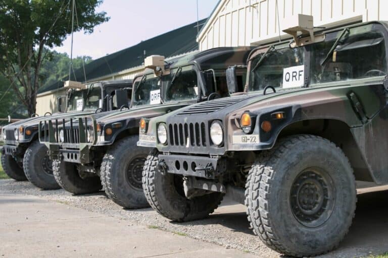 humvee tactical vehicles