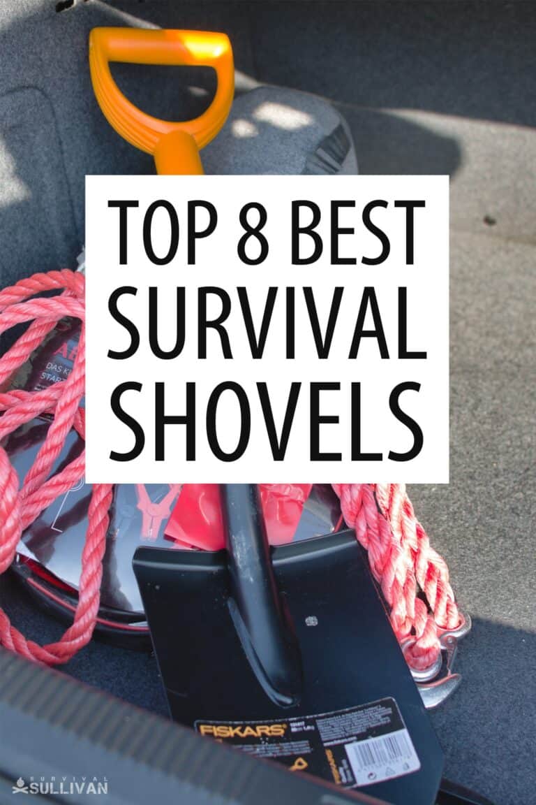 survival shovels Pinterest image