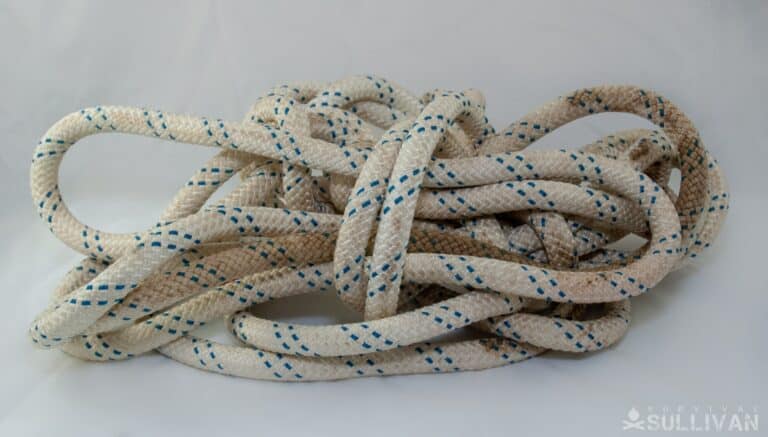 12-inch static climbing Kernmantle rope