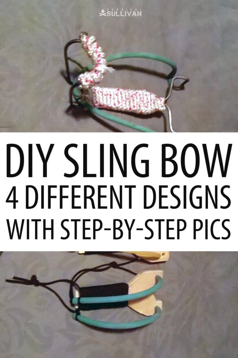 DIY sling bows Pinterest image