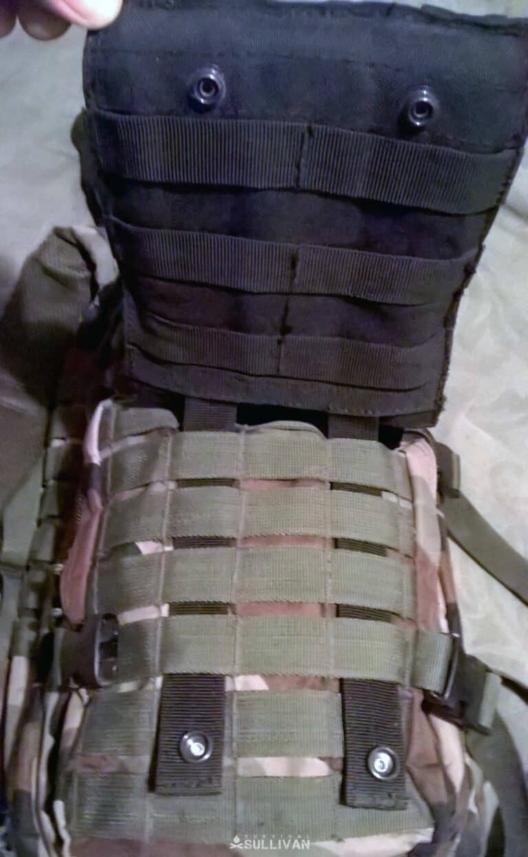 MOLLE backpack and MOLLE pack