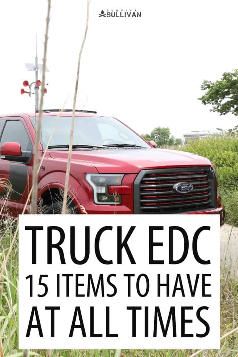 truck EDC items Pinterest image