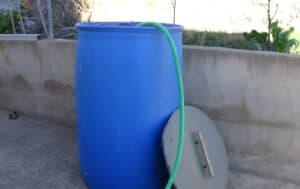 55-gallon water barrel