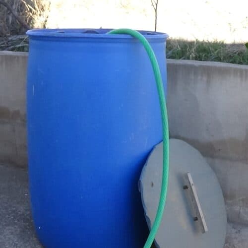 55-gallon water barrel
