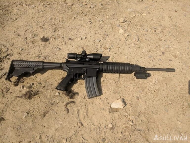 AR-15 rifle