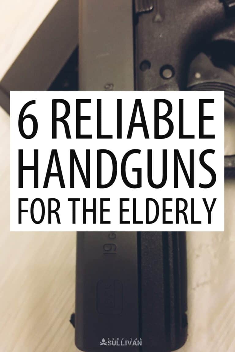handguns for elderly Pinterest image