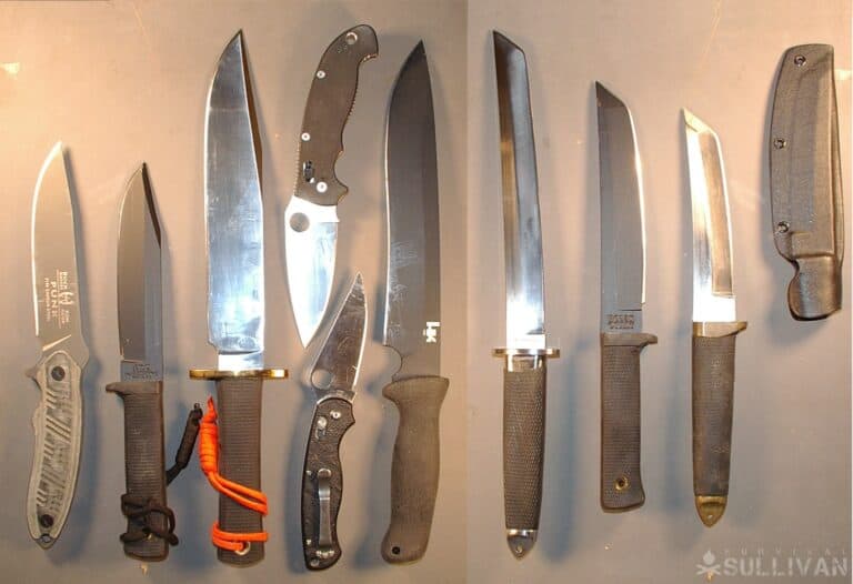 various knives