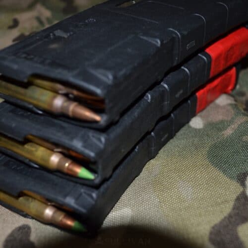 magazines, stack of loaded PMAGS