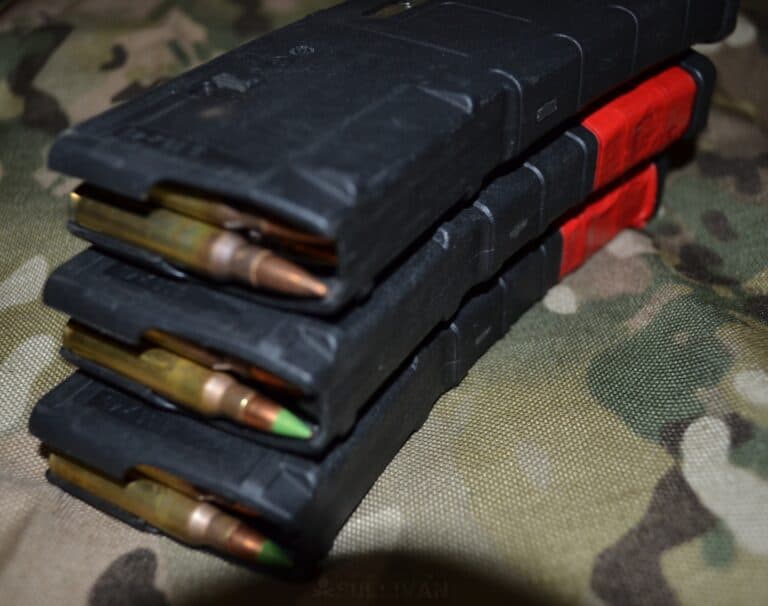 magazines, stack of loaded PMAGS