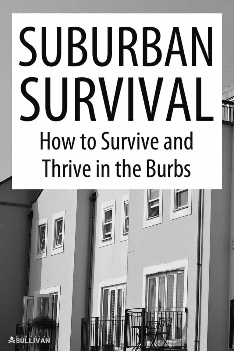 suburban survival Pinterest image