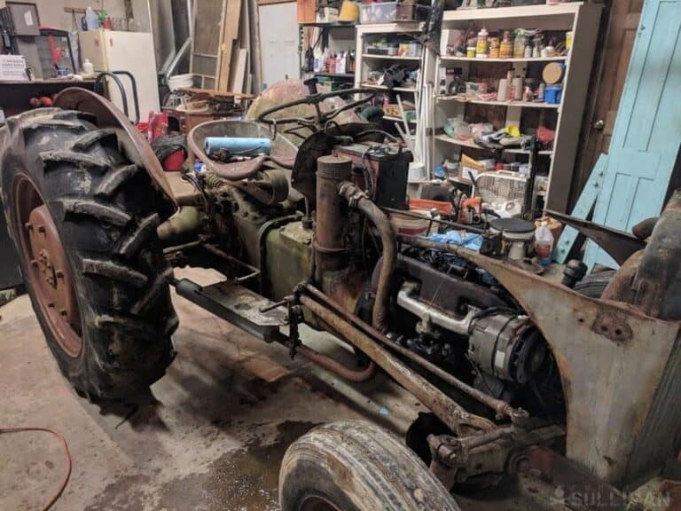 a 1937 Ford tractor
