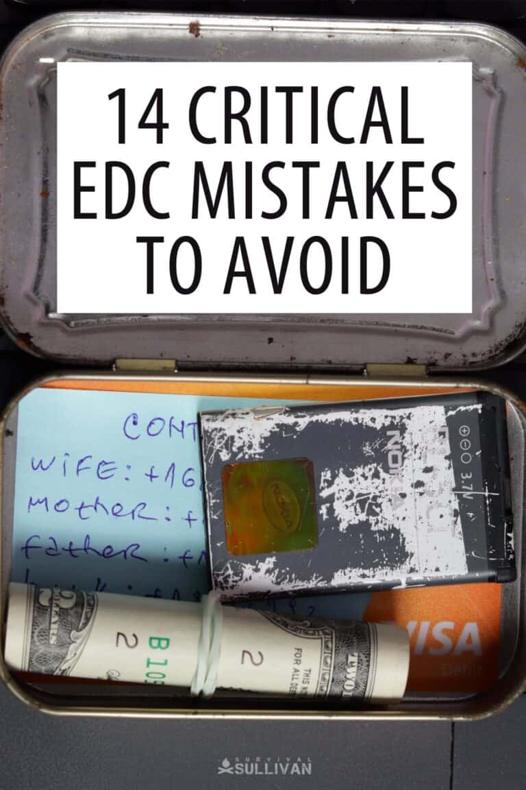 EDC mistakes Pinterest image