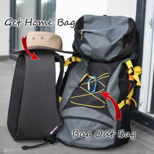 get home bag vs. bug out bag