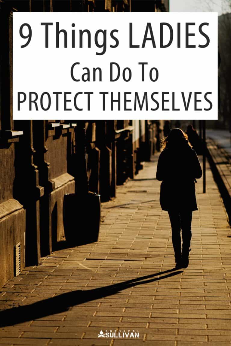 women protection tips Pinterest image