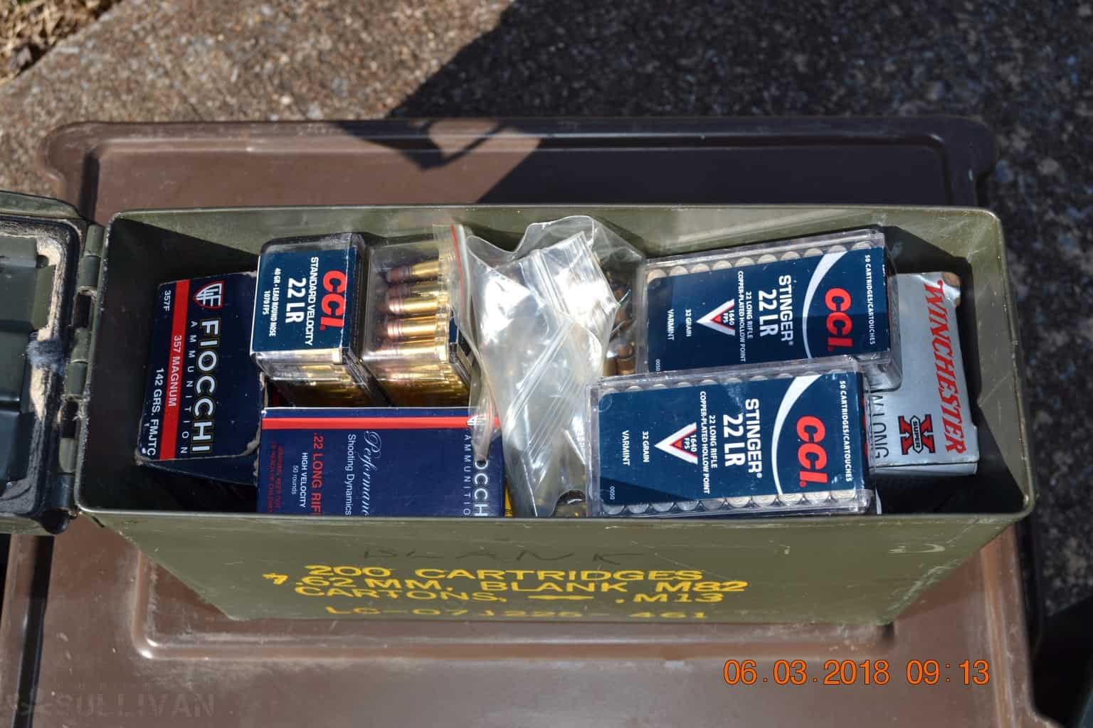 500 Rnds of STORAGE 5 PACK 22 lr Ammo Box / Case / Storage NO AMMO 
