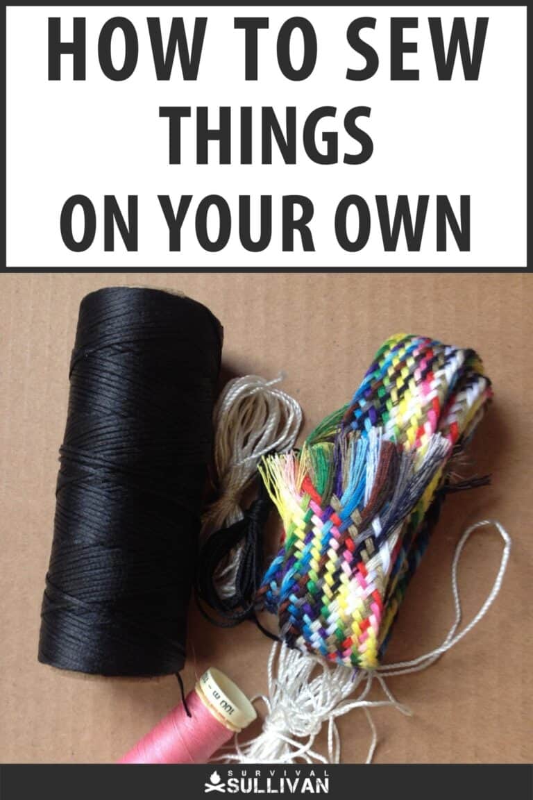 survival sewing how sew things on your own pinterest