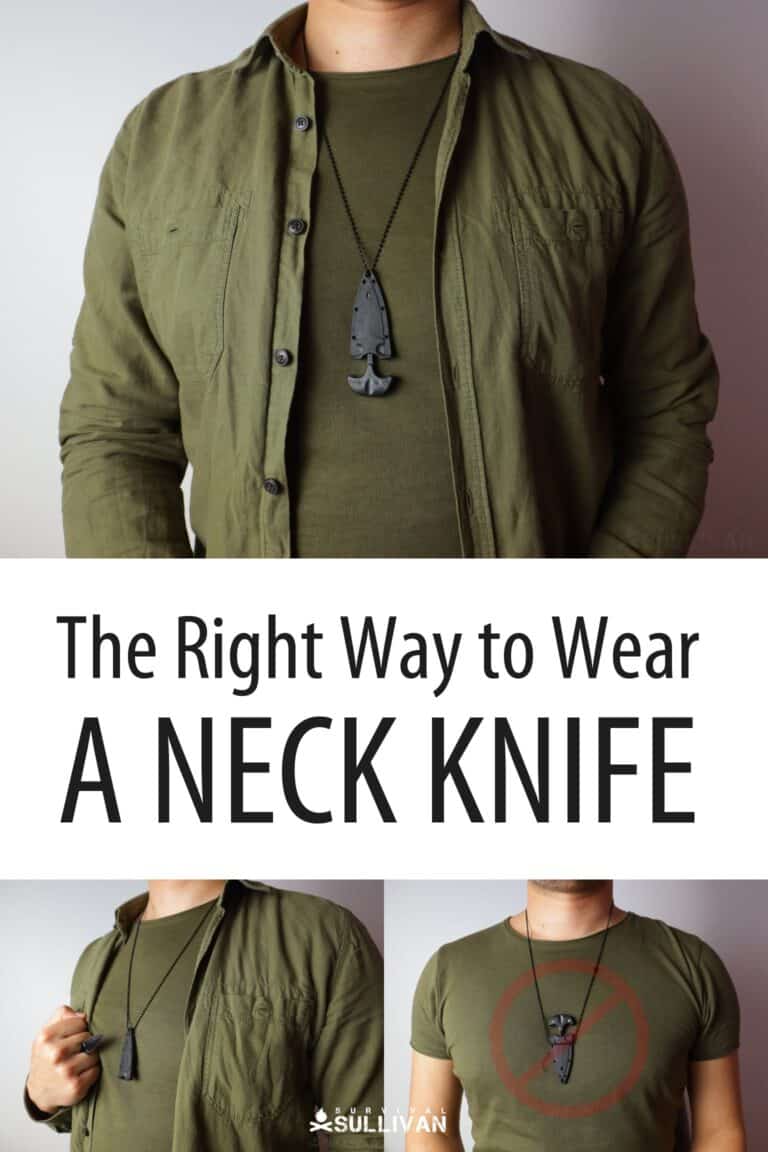 wearing neck knives Pinterest image