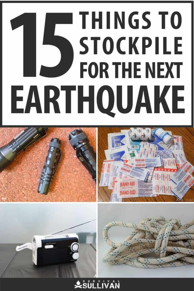 things to stockpile for the next earthquake pinterest