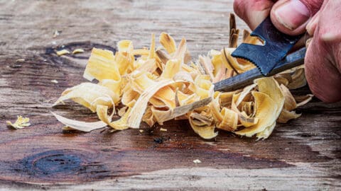 fatwood shavings carbon steel striker 45 degree angle