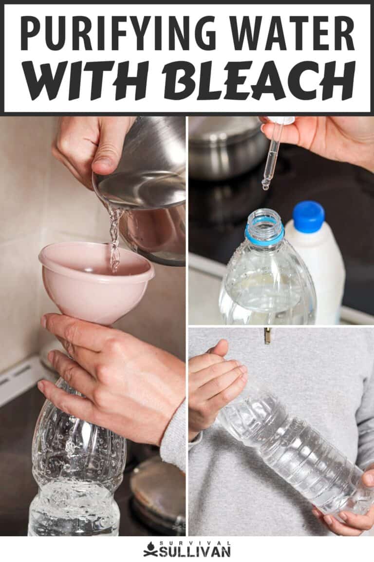 purifying water with bleach pinterest