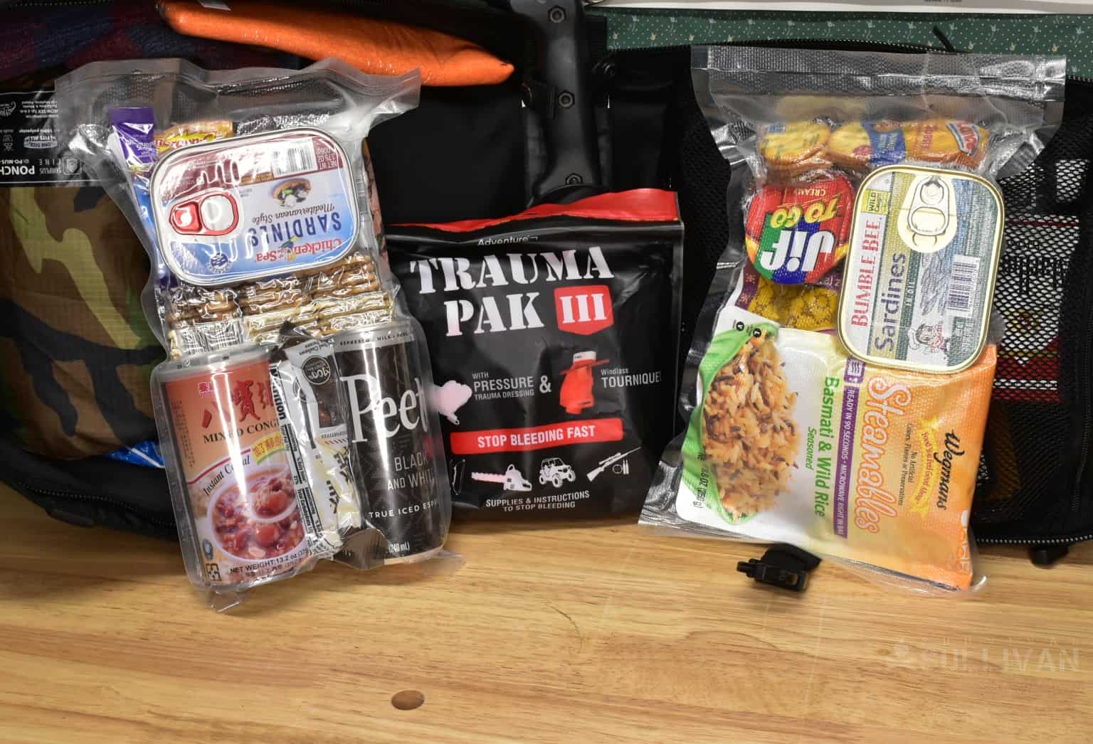 Emergency Backpack Water Food Survival Pack Survive Disaster Prepper Go Bag STHF 