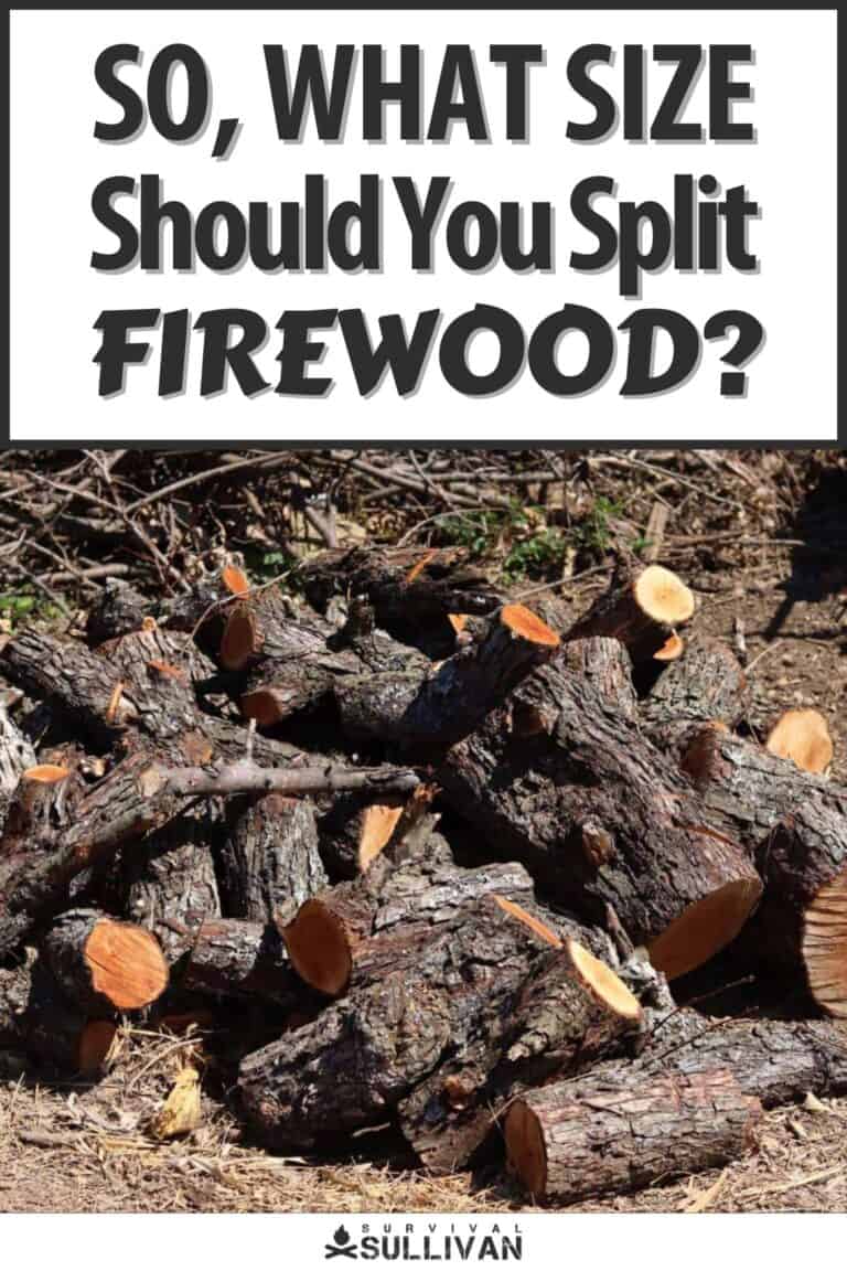 what size should you split firewood pinterest