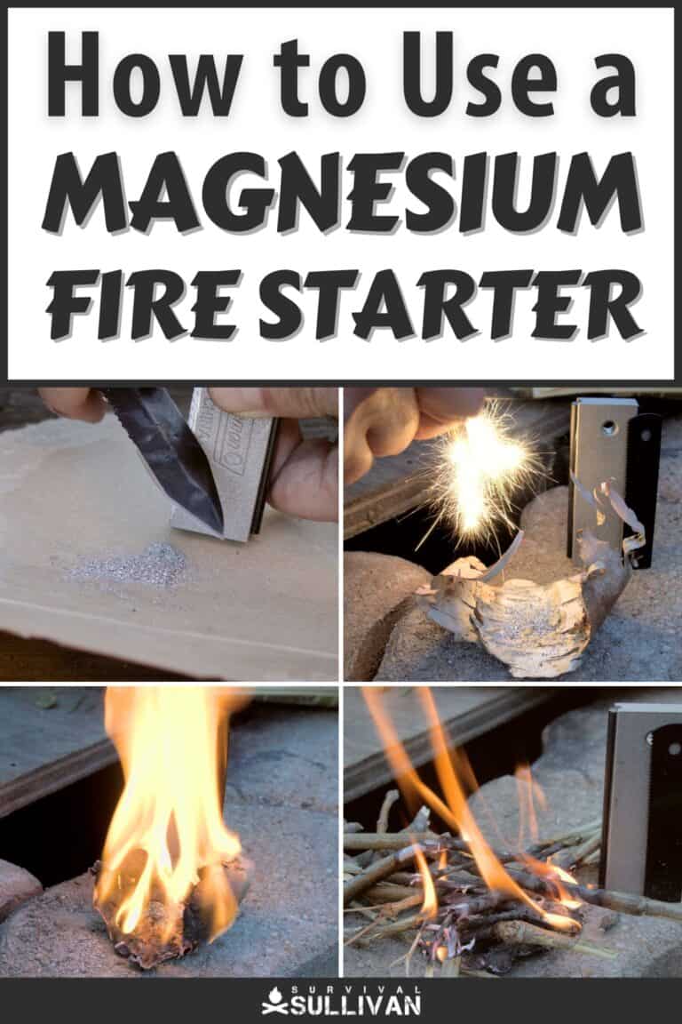 magnesium fire starter pinterest