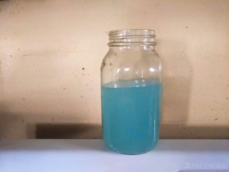 Blue Dawn in glass jar