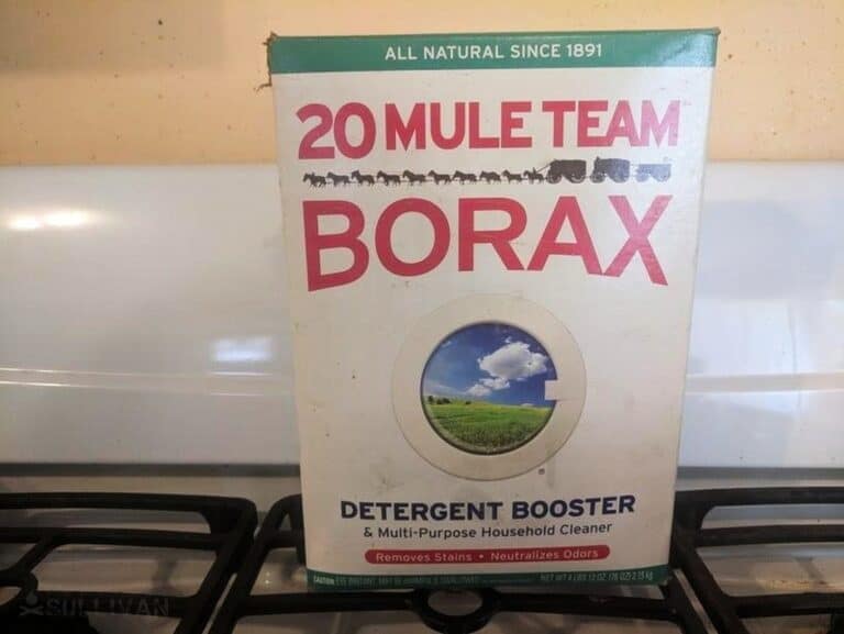 Borax detergent booster