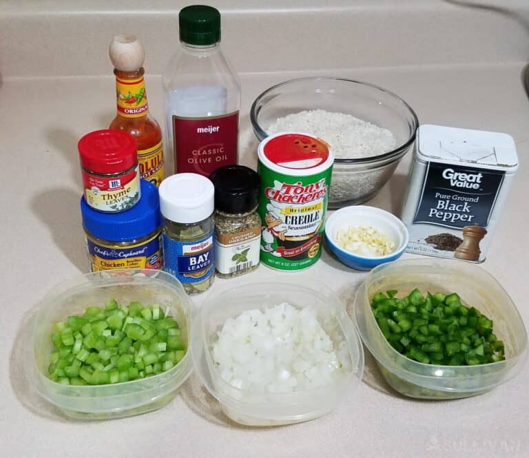 red beans and rice ingredients