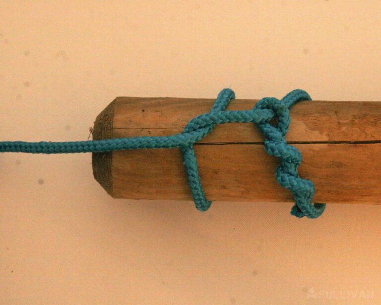 timber hitch knot step 11 (final)