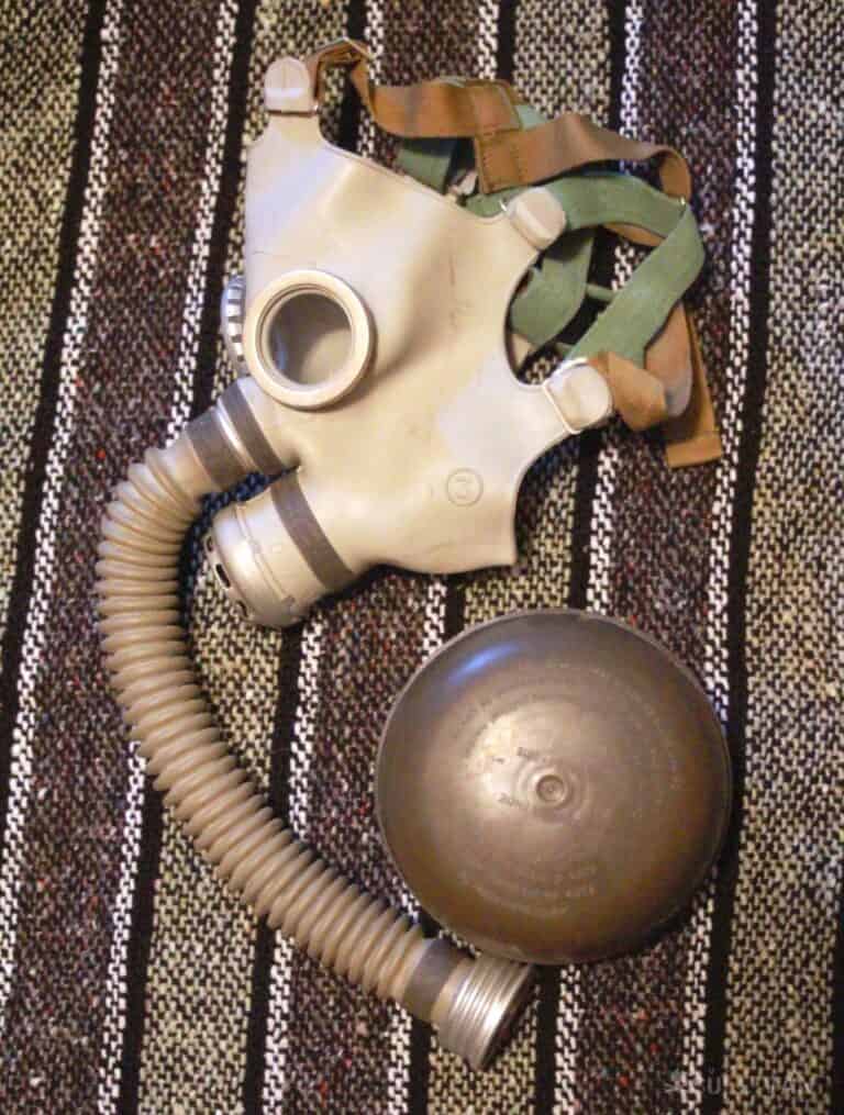a gas mask