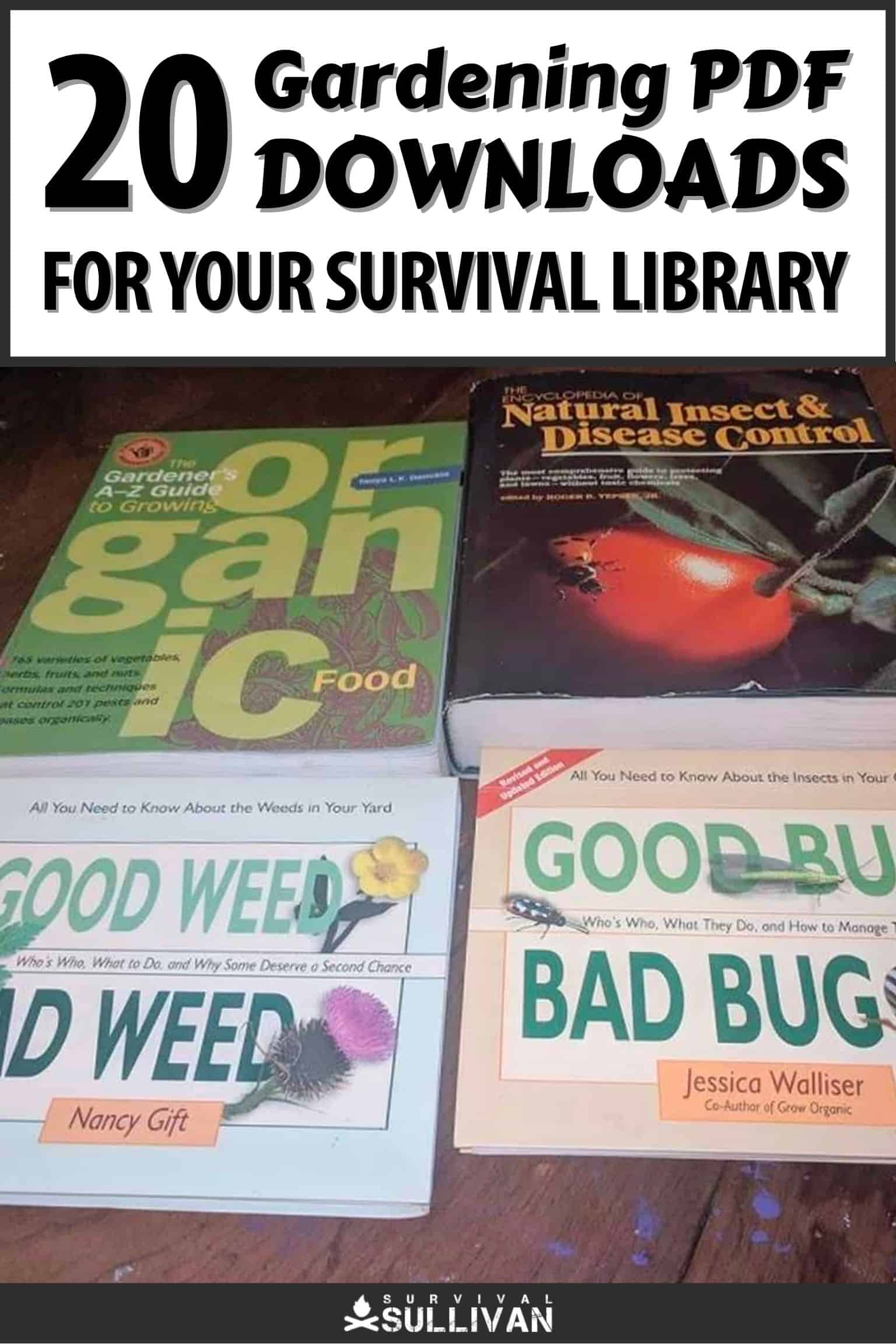 20 Gardening PDF Downloads for Your Survival Library