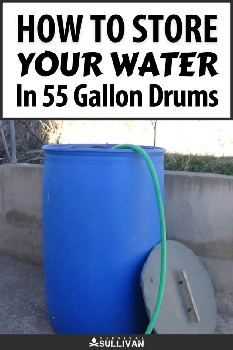 water storage in 55 gallon drums pinterest