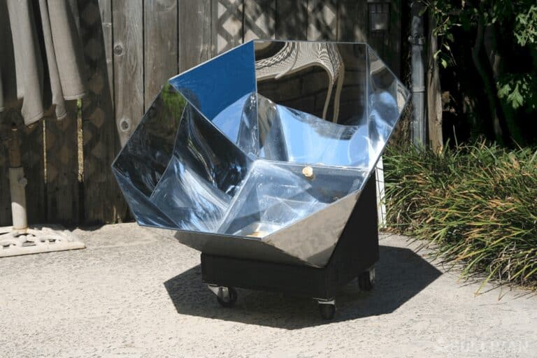 a commercial solar box cooker