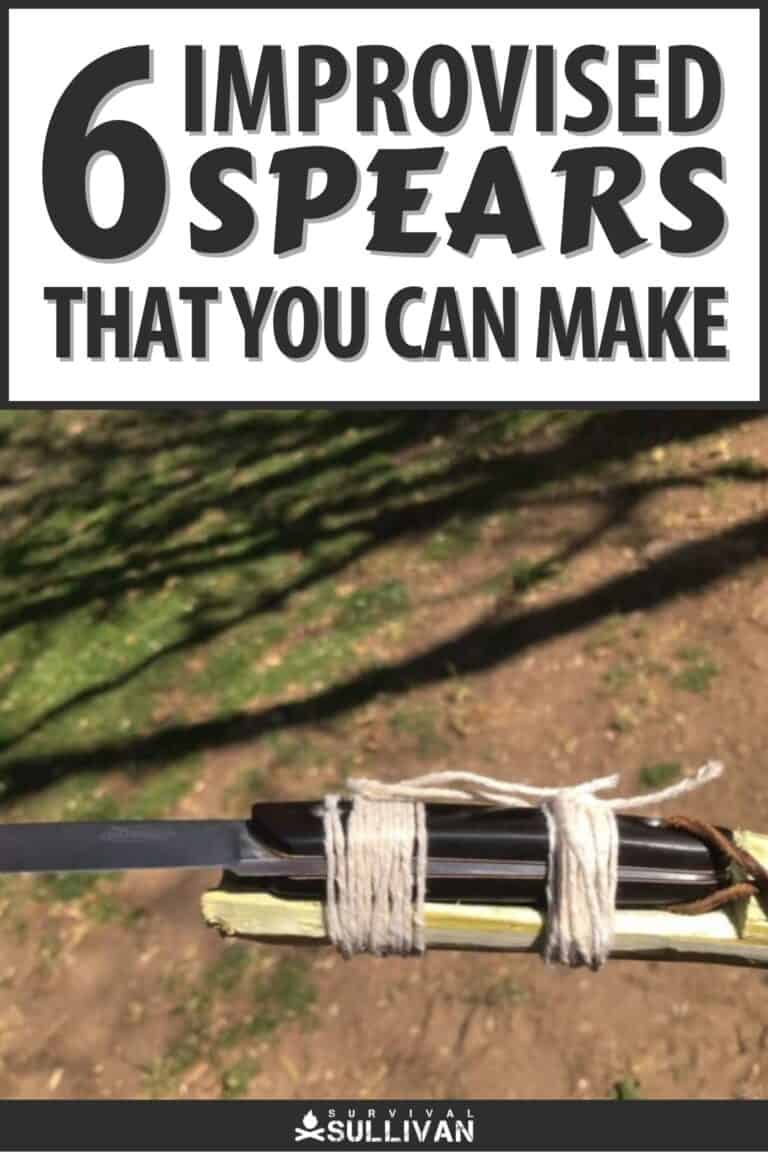 diy improvised spears pinterest