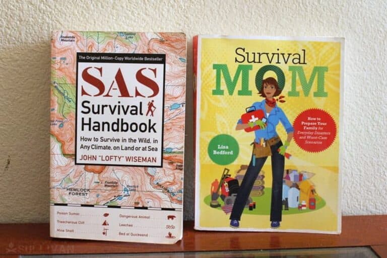 two printed survival books