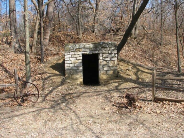 underground bunker entry