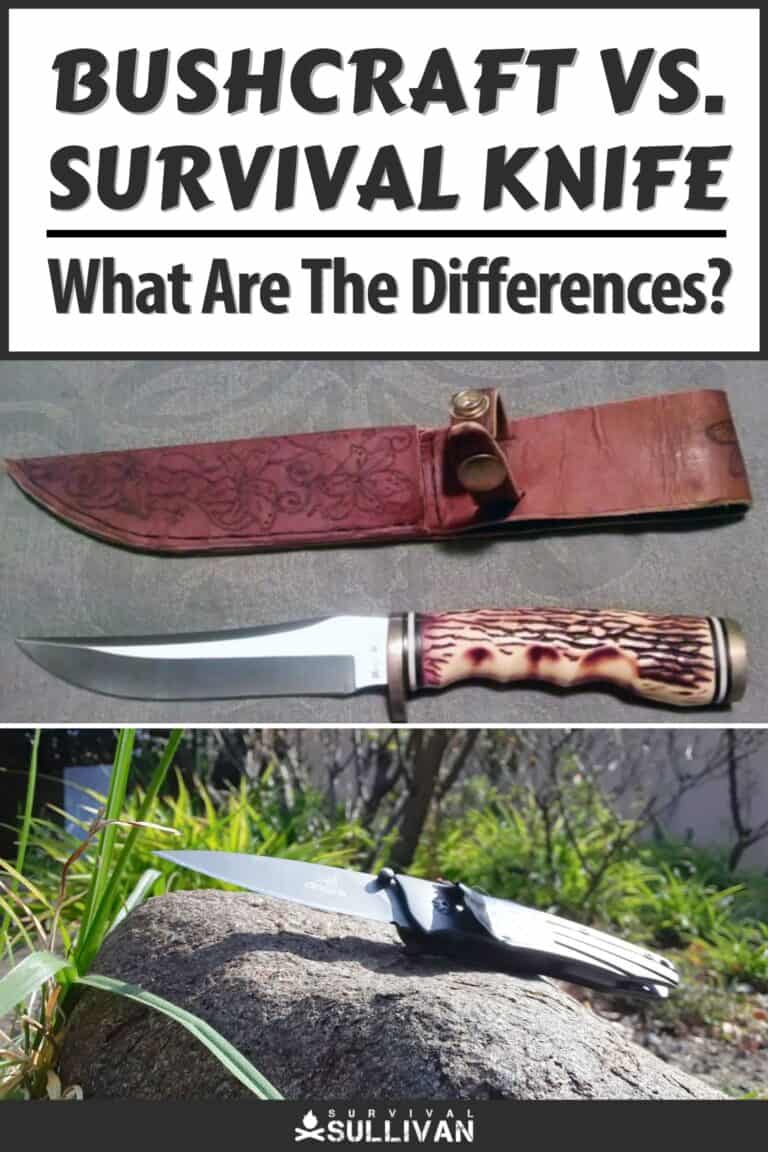 bushcraft vs survival knife pinterest