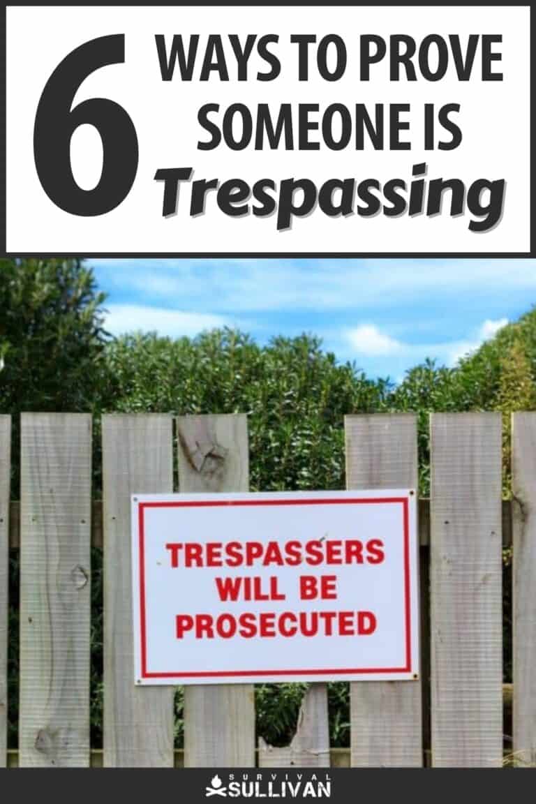 proving someone is trespassing pinterest