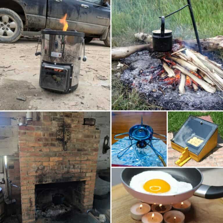 how to boil water without a stove collage