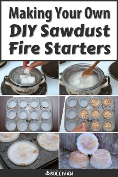diy sawdust fire starters pinterest