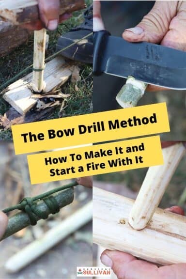 bow drill method pin image