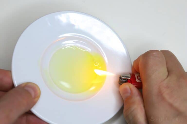 lighting honey with lighter