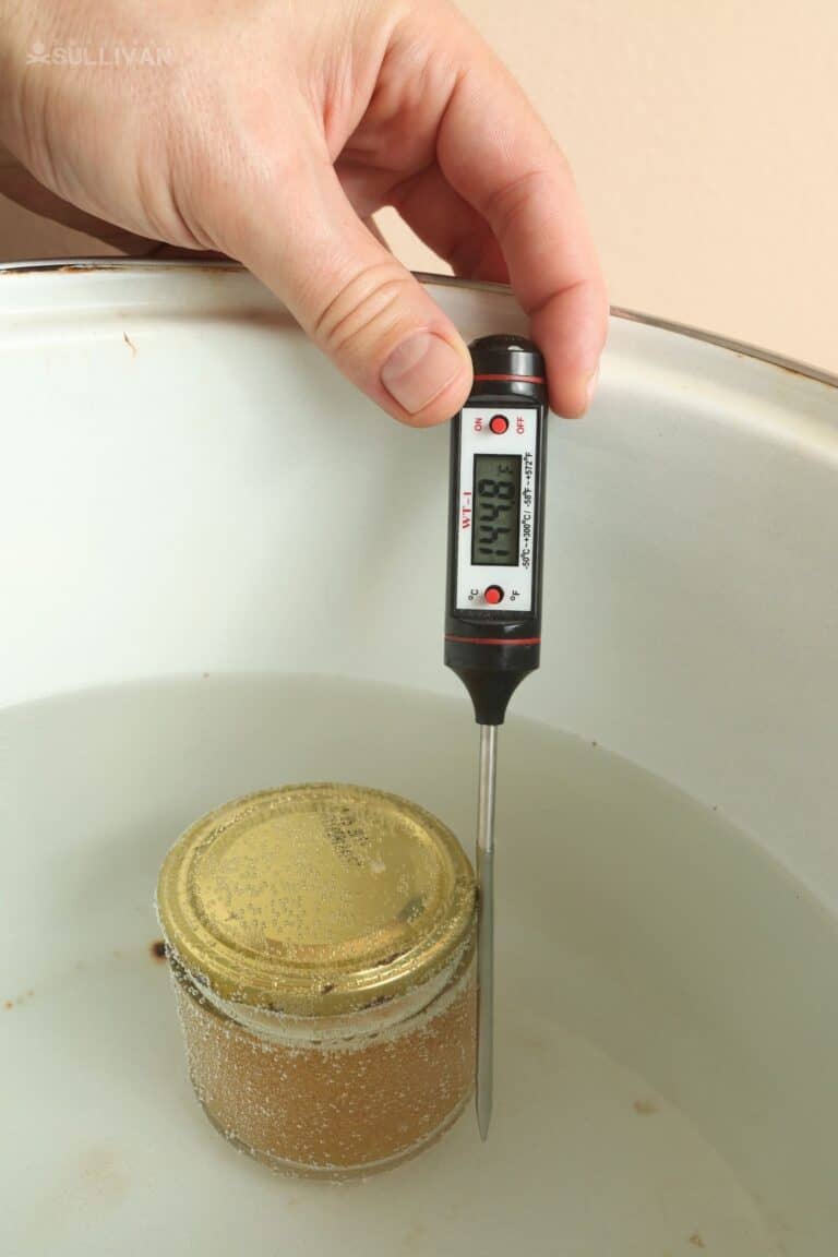 heating gelatin to 145F