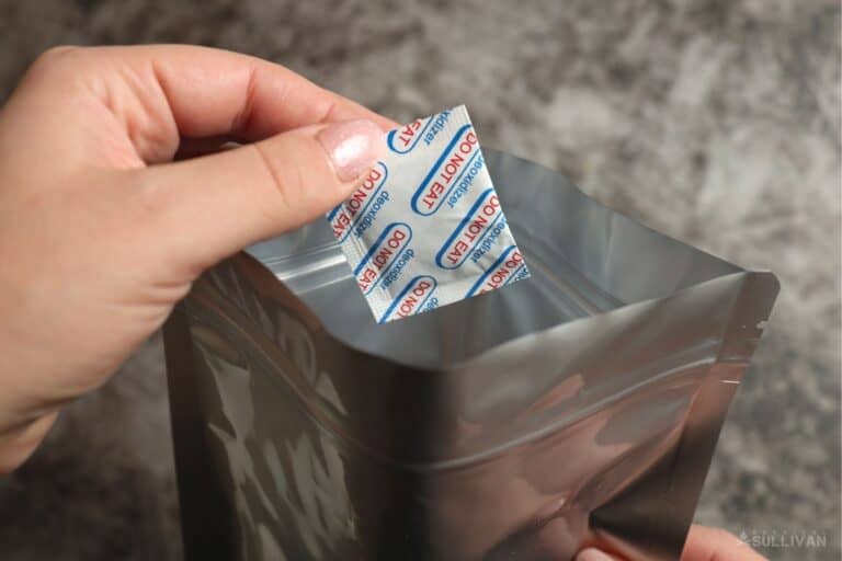 adding O2 absorber to Mylar bag
