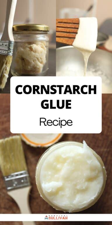 cornstarch glue Pinterest